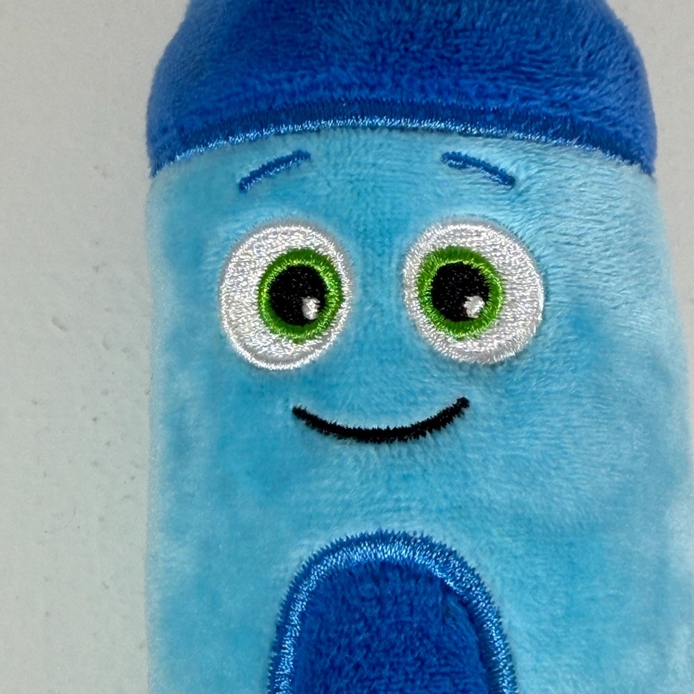 BabyFirst TV Color Crew Plush Blue Talking Crayon WORKS - Picture 2 of 6